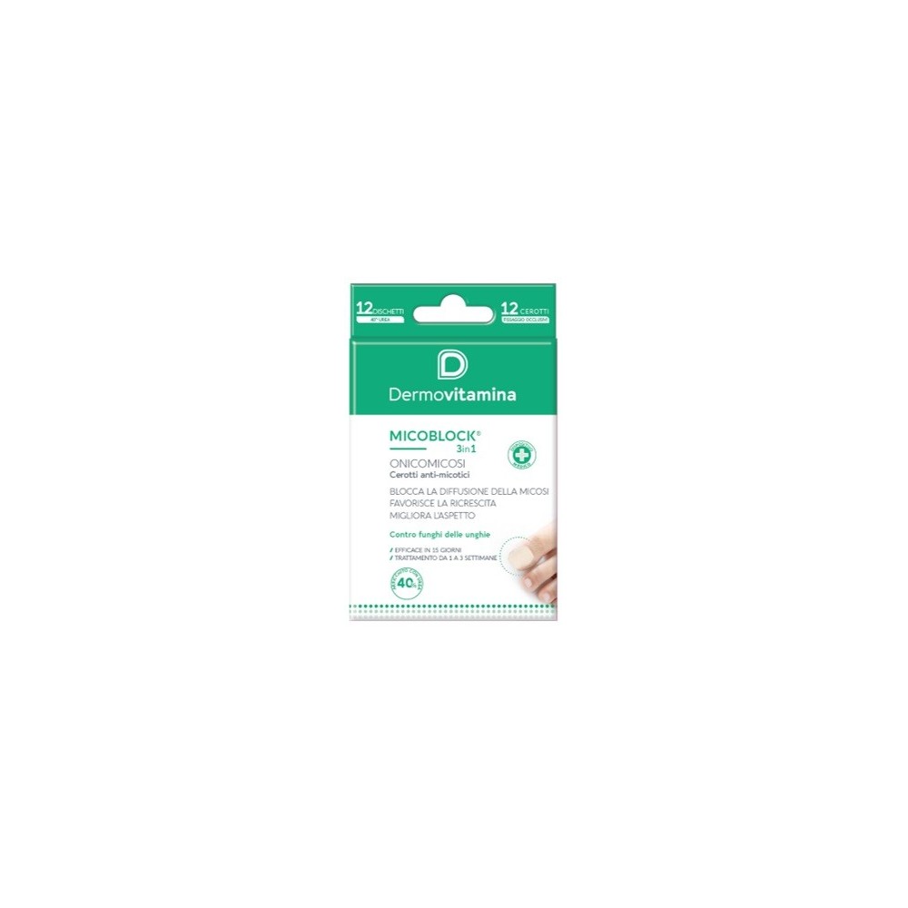 Micoblock Onicomicosi Patch Cerotto Anti Micotico 12 Pezzi