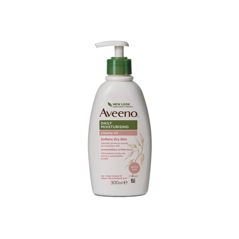 Aveeno crema olio corpo pump