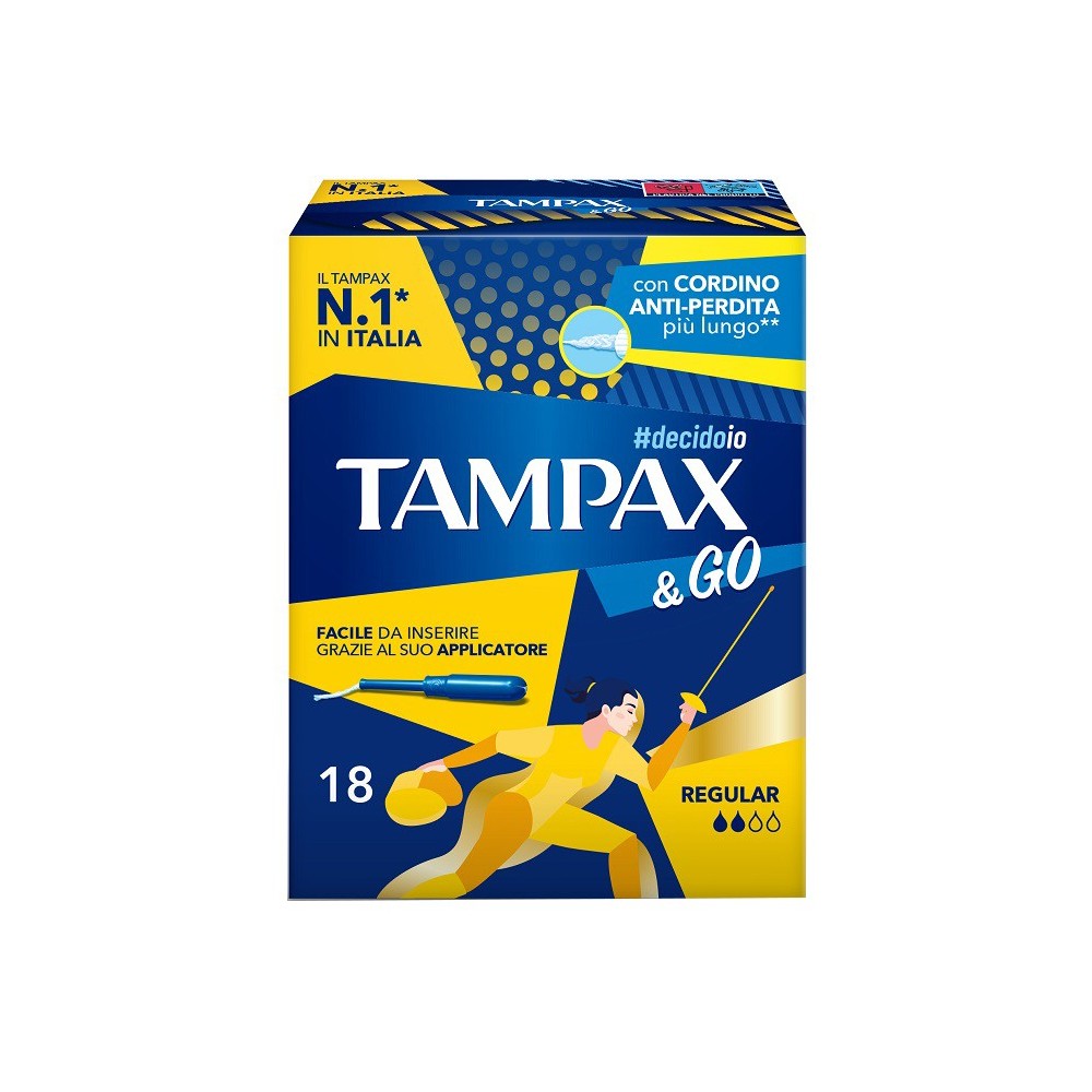 Tampax &go regular 18pz