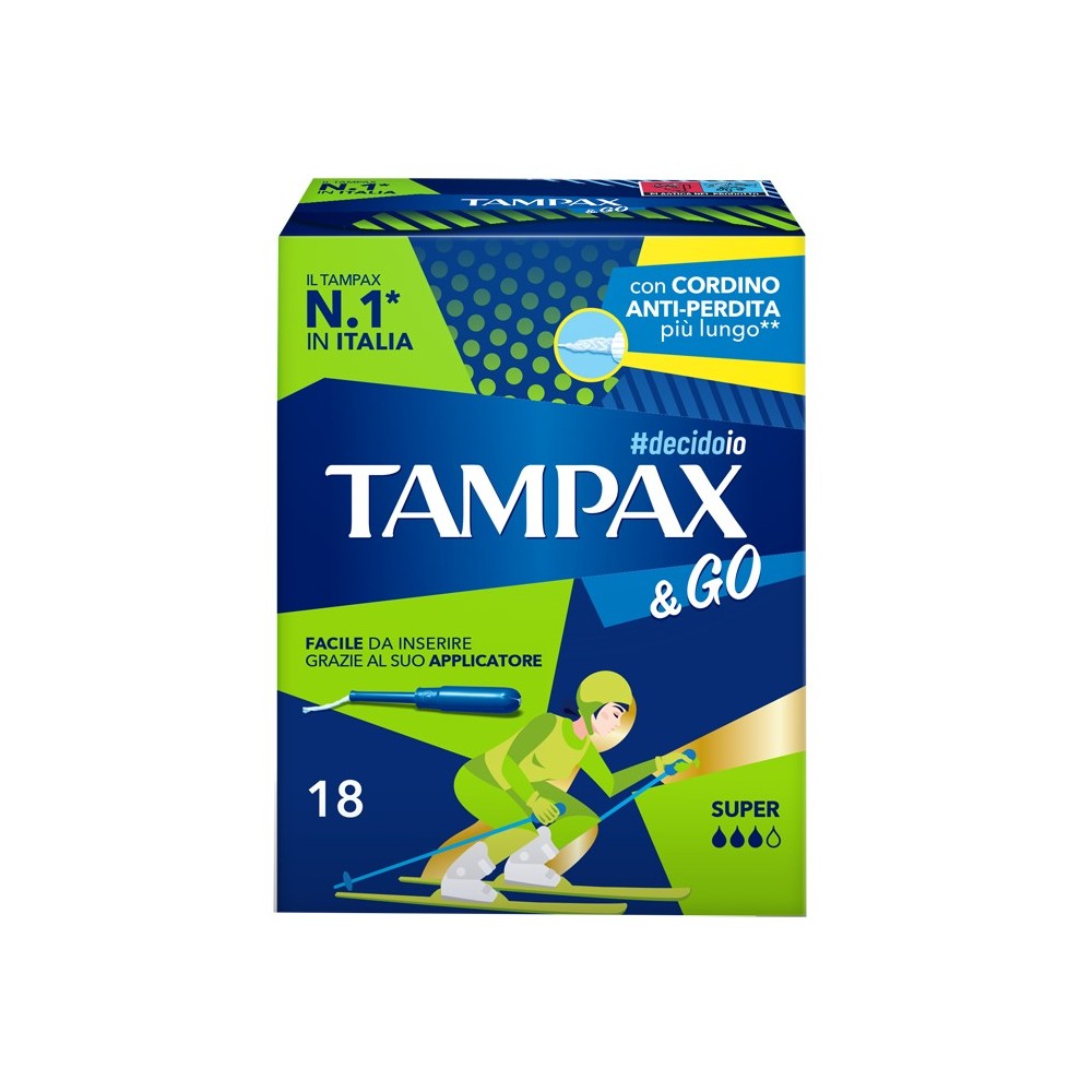 Tampax &go super 18pz