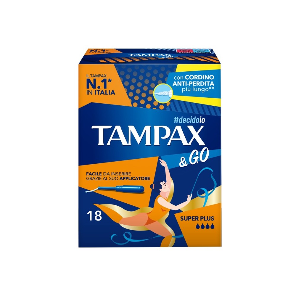 Tampax &go super plus 18pz