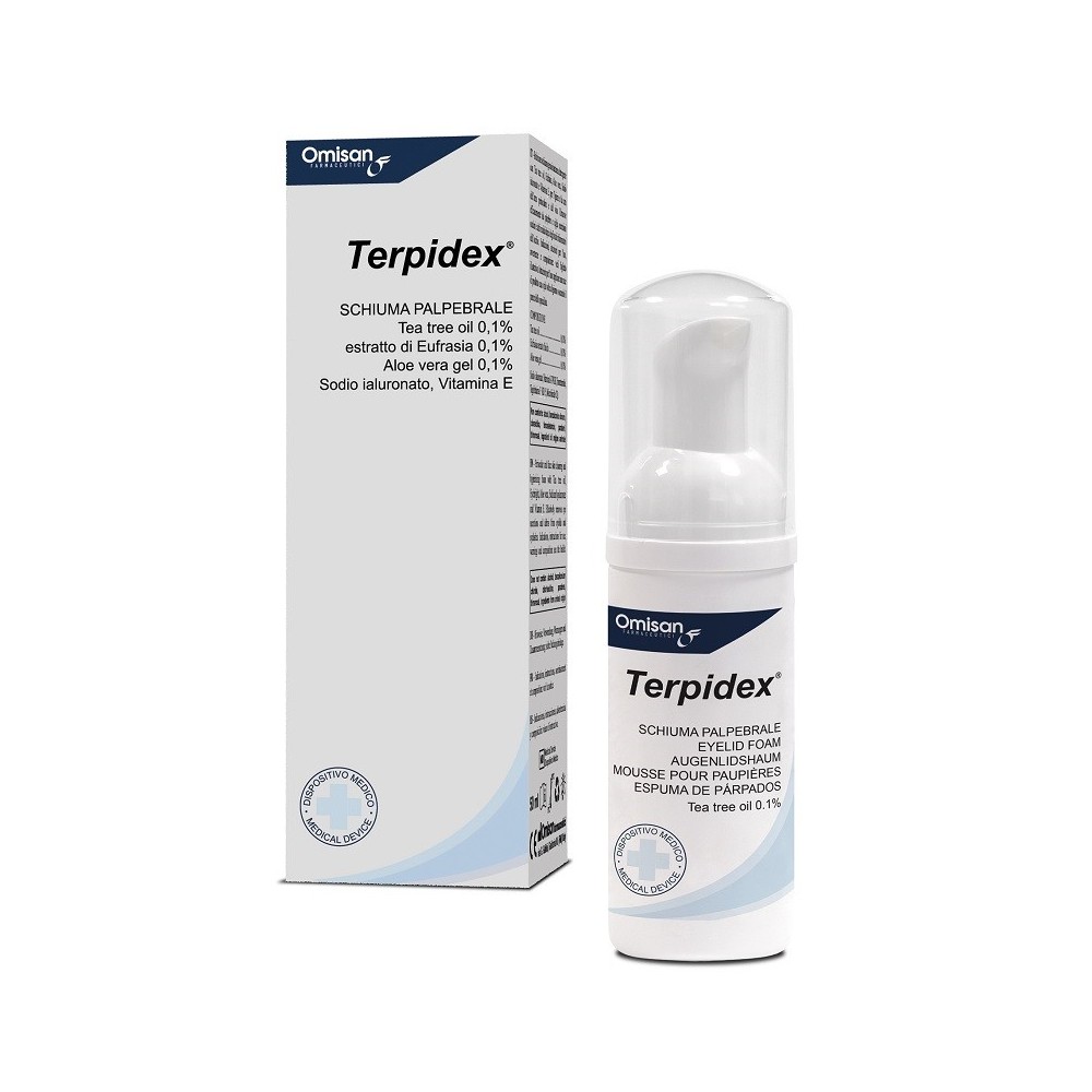 Terpidex schiuma palpebrale