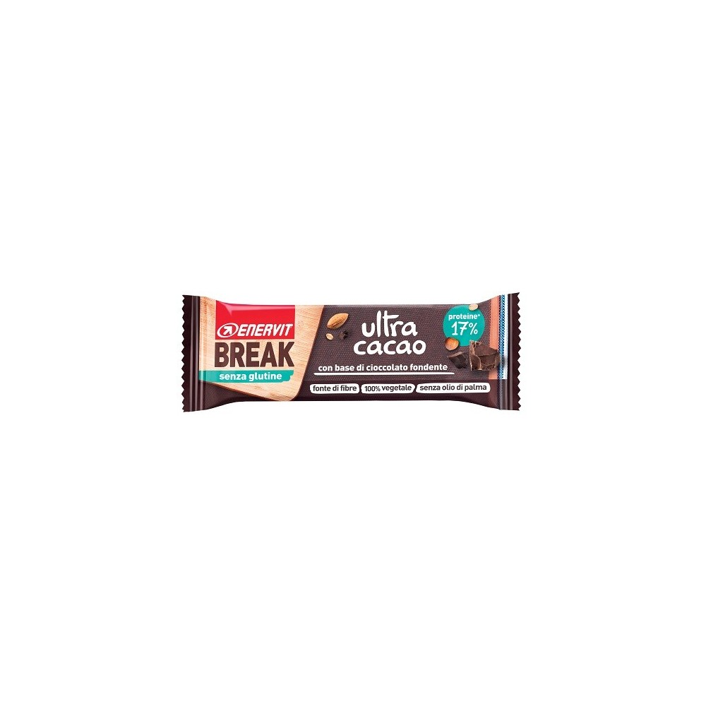 Enervit Break Ultra Cacao Barretta Proteica Vegetale 33 g