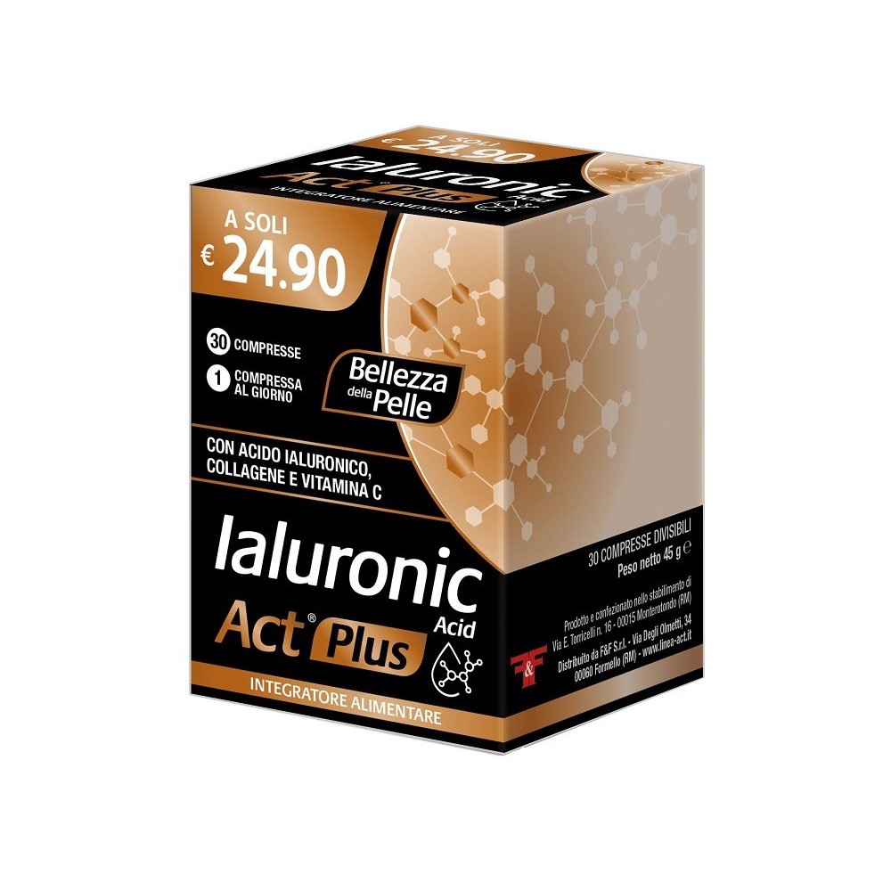 Ialuronic acid act plus 30 compresse