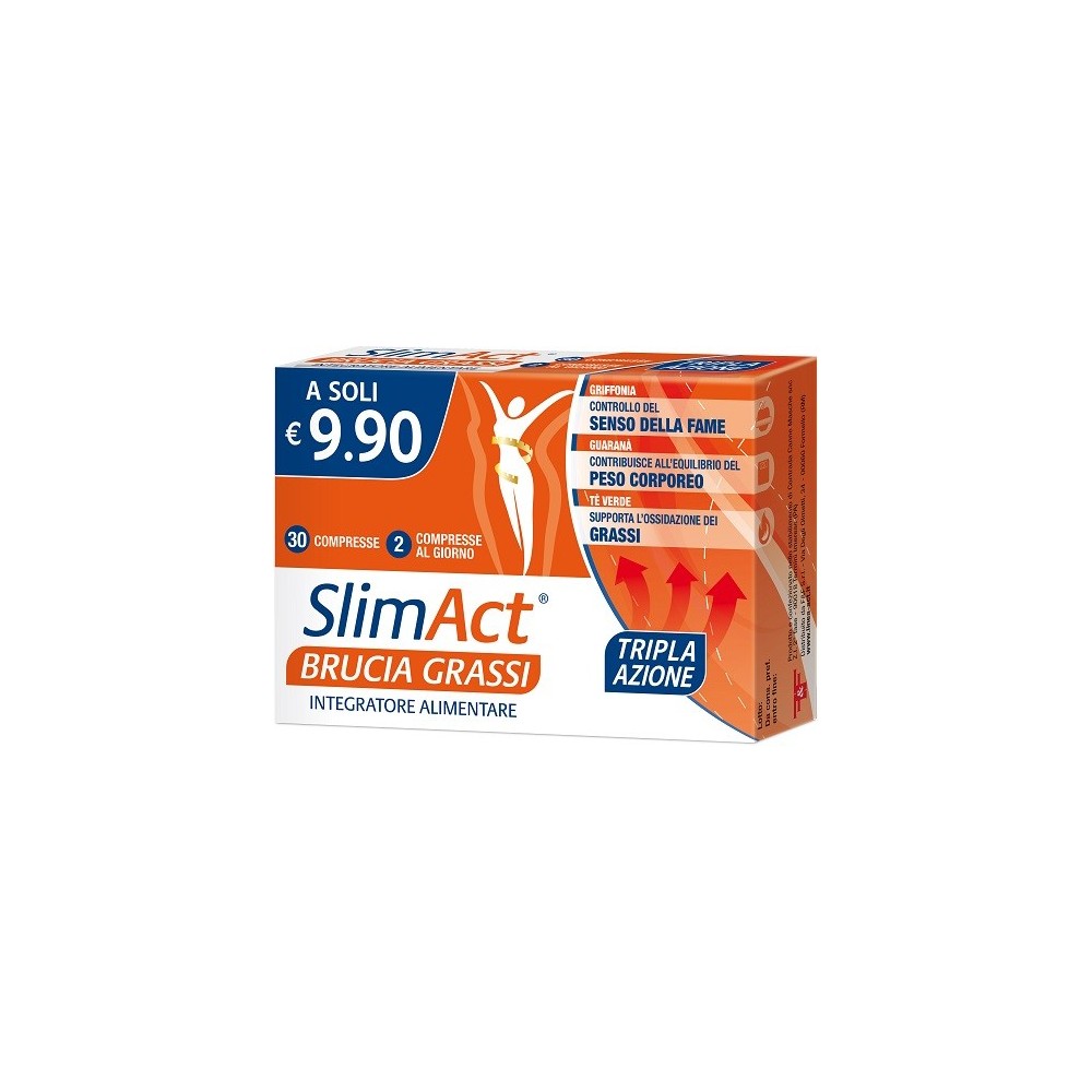 Slim act brucia grassi 30 compresse