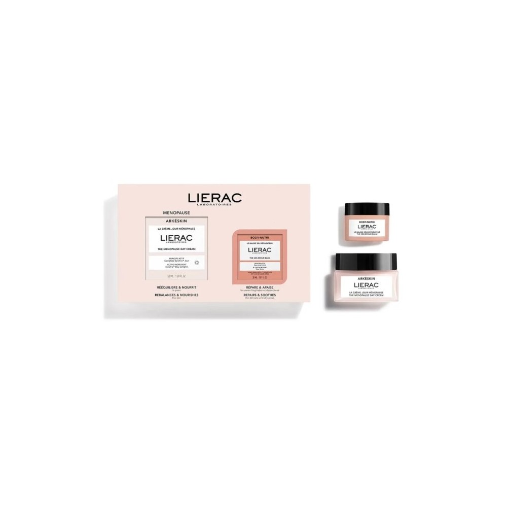 Lierac Arkeskin Cofanetto Menopausa Crema Giorno 50ml + Body-Nutri Balsamo SOS 30ml