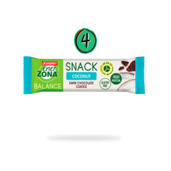 Quadripack EnerZona Snack Coconut: Evasione Esotica, Equilibrio 40-30-30