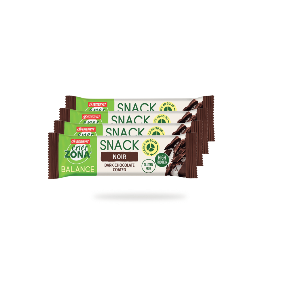 Quadripack EnerZona Pasto Protein Dark Choco: Croccantezza Fondente, Pasto Bilanciato e Proteico