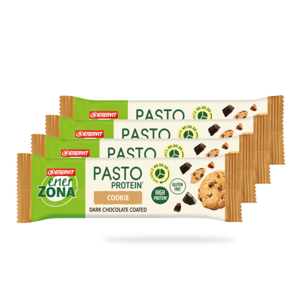 Quadripack EnerZona Pasto Protein Cookie: Il Tuo Pasto Bilanciato, Ricco di Proteine e Vitamine