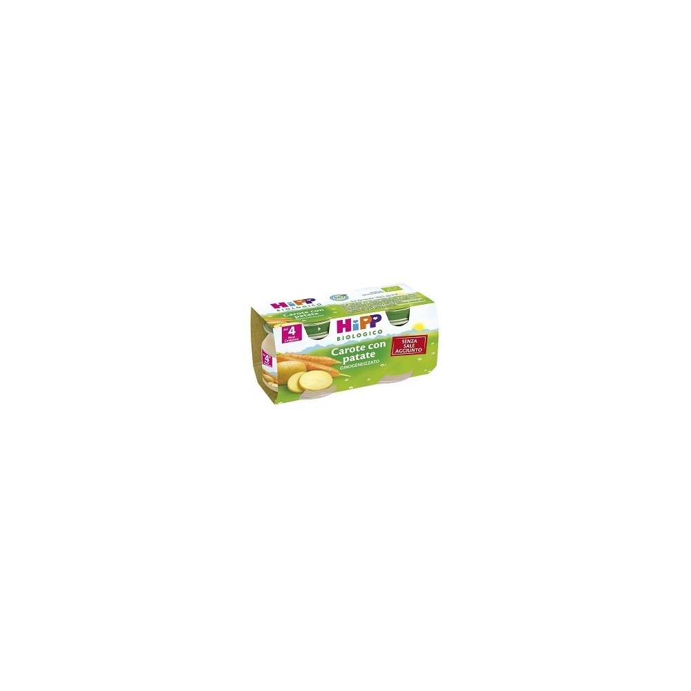 Hipp Bio Omogeneizzato Carote/Patate 2x80g