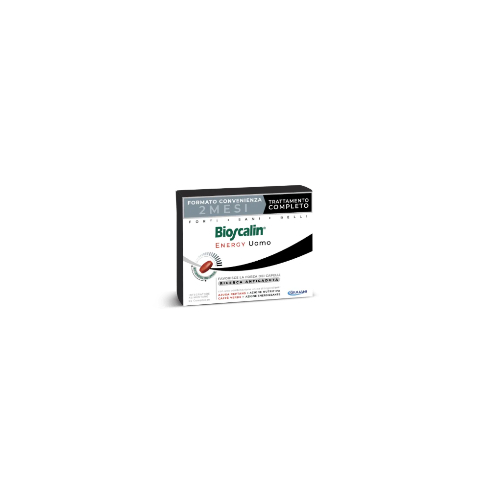Bioscalin Energy Uomo 60 Compresse – Integratore Capelli Forti