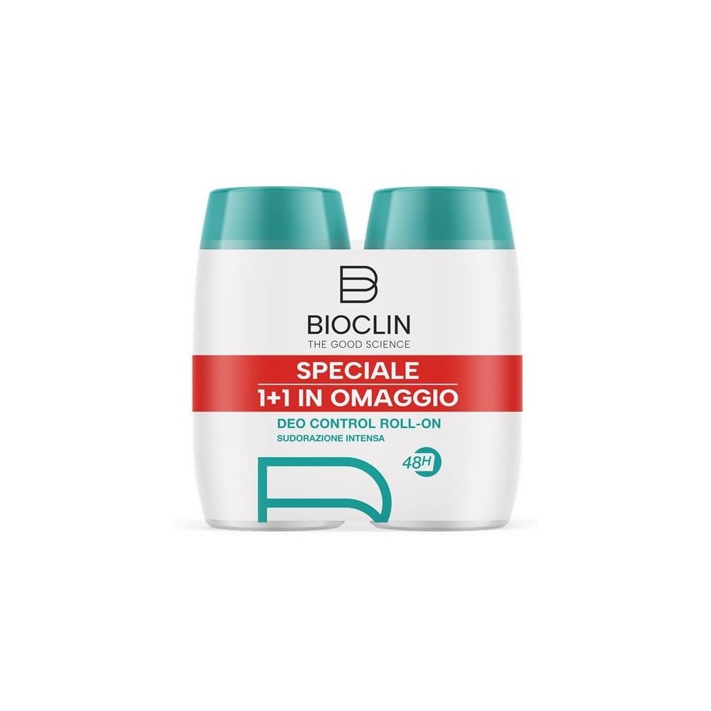 Bioclin Deo Control Roll On Deodorante Ipersudorazione Bipack 2 x 50ml