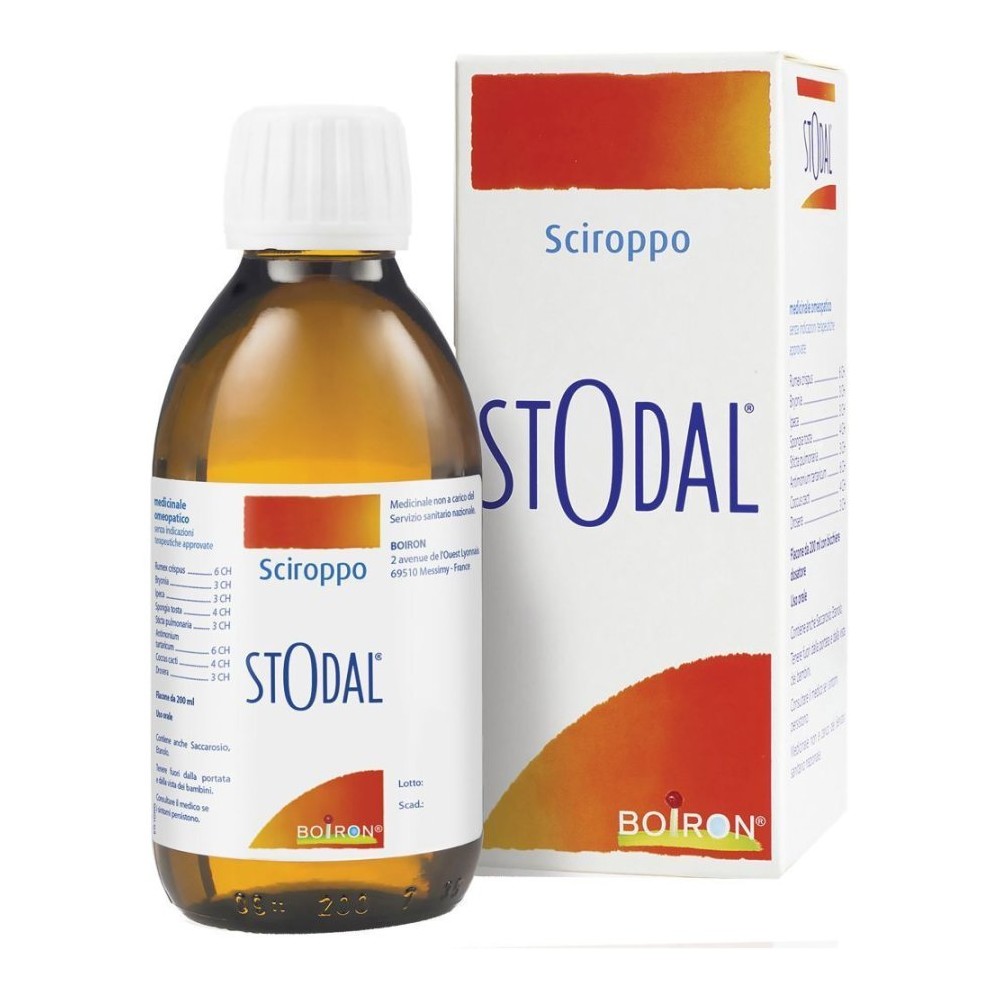 Stodal Sciroppo Omeopatico Boiron 200ml - Per Tosse Secca e Grassa