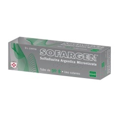 Sofargen Crema 1% 30g - Trattamento Antibatterico per Ferite e Ustioni