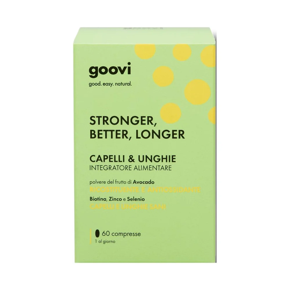 Goovi Capelli & Unghie 60 Compresse - Stronger, Better, Longer