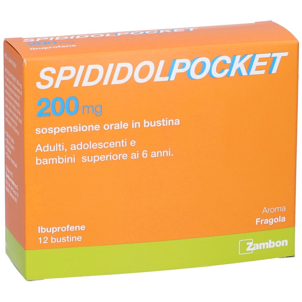 Spididolpocket 12 Bustine 200mg: Sollievo Rapido dal Dolore
