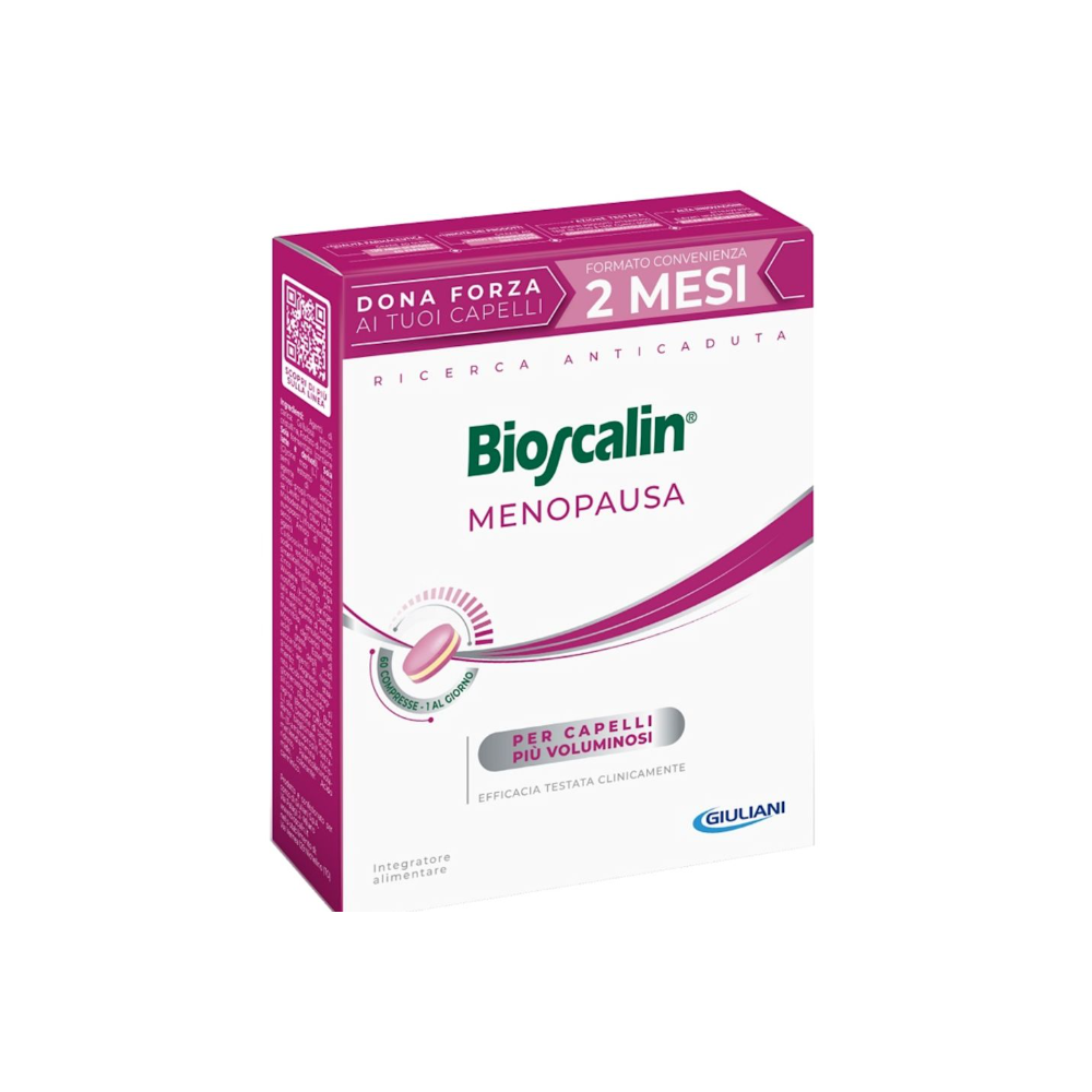Bioscalin Menopausa 60 Compresse – Integratore Anti-Caduta per Capelli in Menopausa