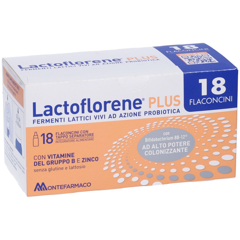 Lactoflorene Plus 18 Flaconcini - Equilibrio per la Flora Intestinale