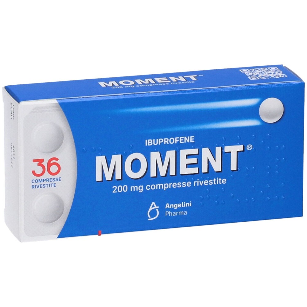 Moment 36 Compresse Rivestite 200mg – Sollievo Rapido da Dolore e Infiammazione