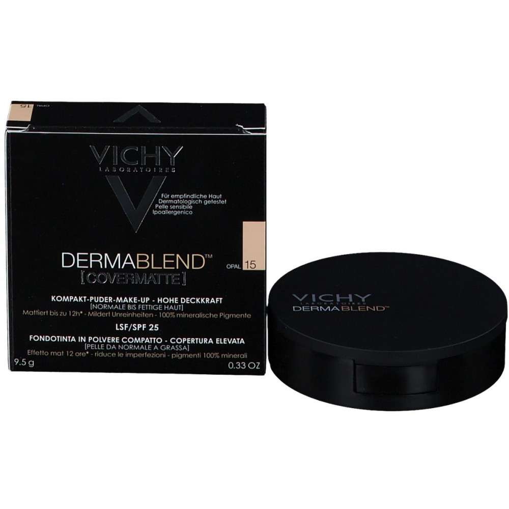 Vichy Dermablend Covermatte – Fondotinta Compatto Alta Coprenza SPF 25