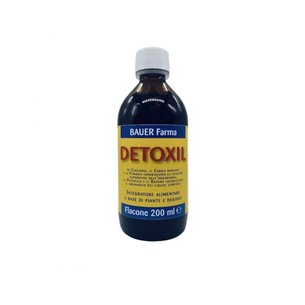 Detoxil Sciroppo 200ml - Integratore Drenante Depurativo Epatico e Renale