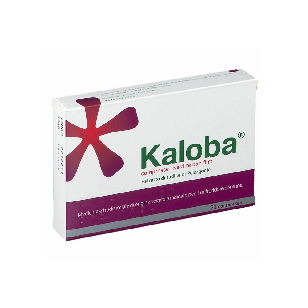 Kaloba 21 Compresse - Rimedio Vegetale per Raffreddore e Tosse