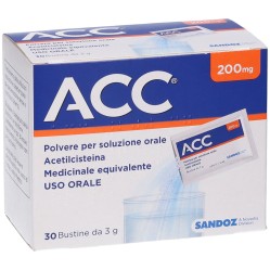 ACC 200mg 30 Bustine - Mucolitico per Tosse Grassa e Catarro