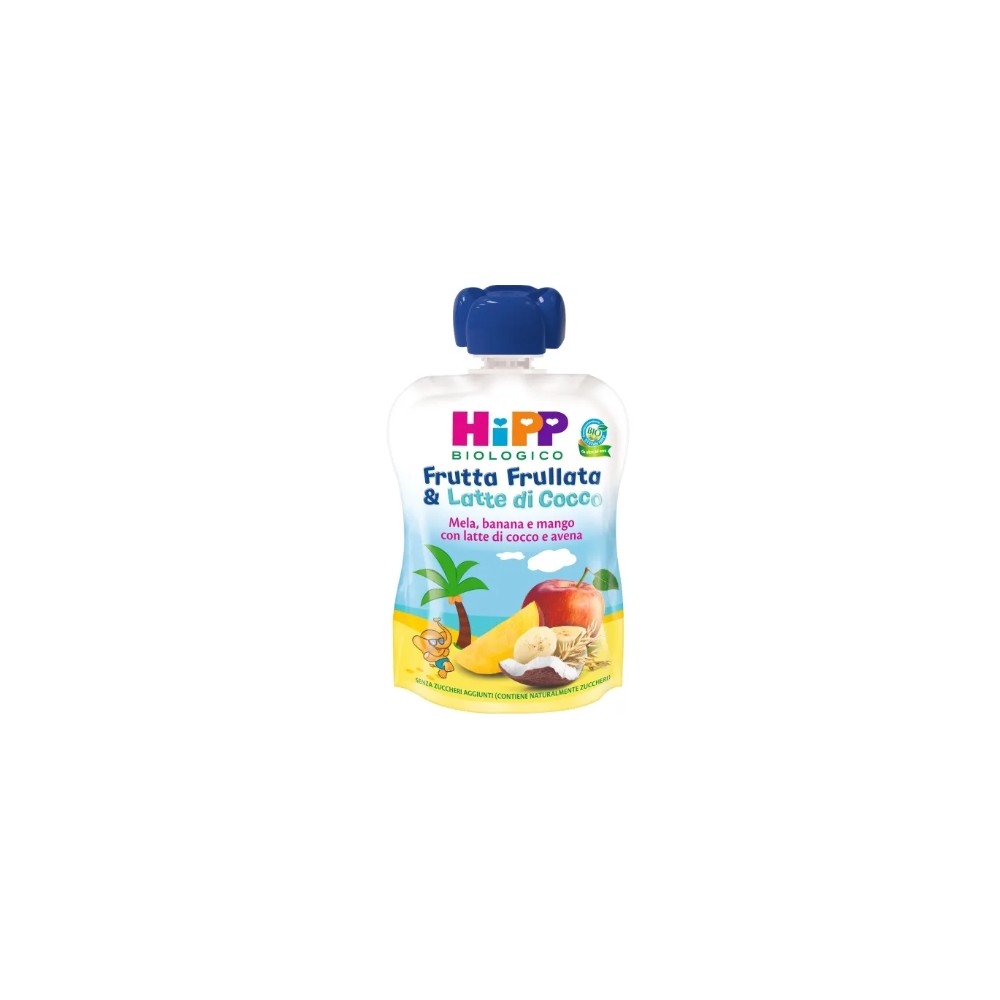 Hipp Biologico Frutta Frullata E Latte Di Cocco 90g