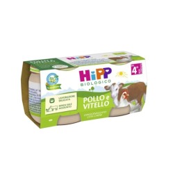 HiPP Omogeneizzato Bio Pollo e Vitello 2x80g