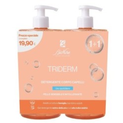 BioNike Triderm Detergente Corpo Capelli Bipack 2 x 750 ml