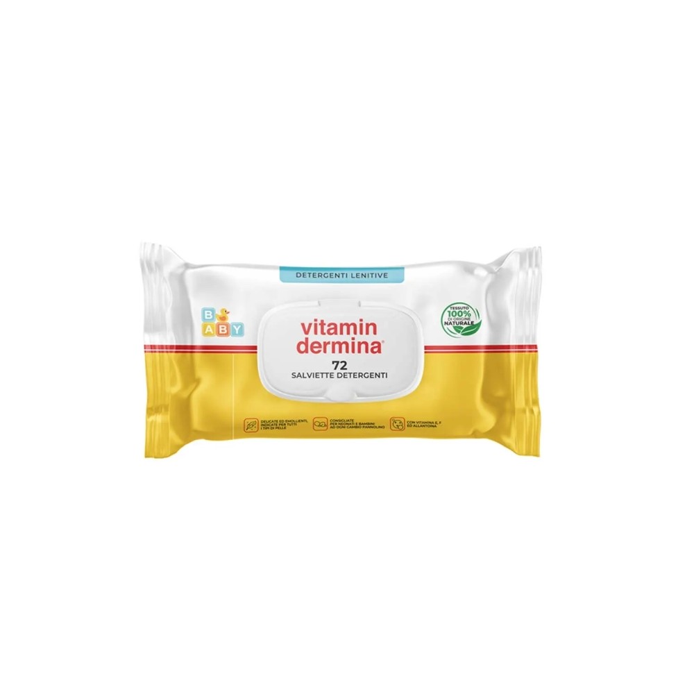 VitaminDermina Baby Salviette Detergenti Lenitive