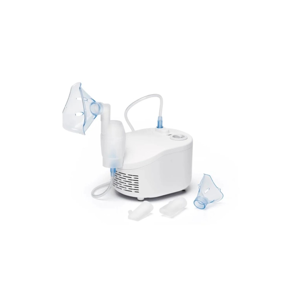 Omron Nebulizzatore a Compressore C101 Essential Dispositivo Aerosol per Adulti e Bambini