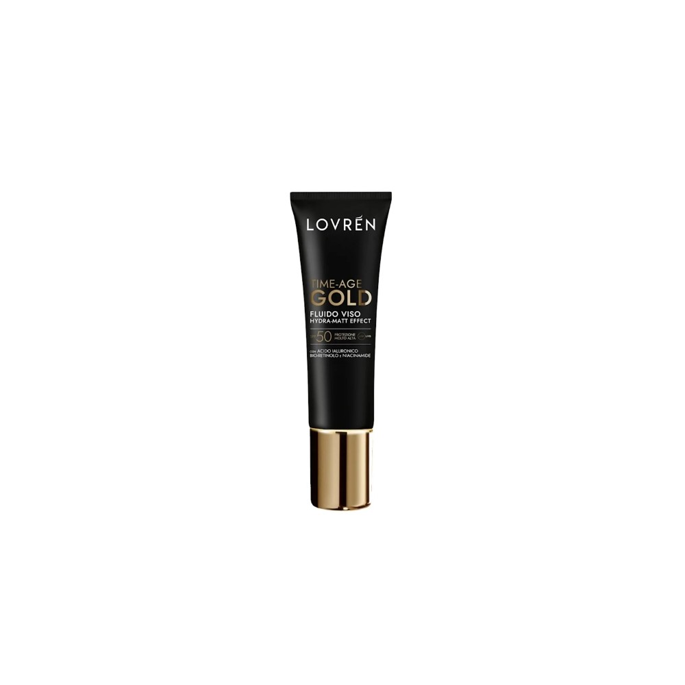 Lovren Fluido Viso Spf50 Time-age Gold Hydra-matt 30ml