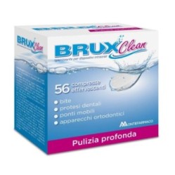 Brux Clean Igienizzante Per Dispositivi Intraorali 56 Compresse Effervescenti