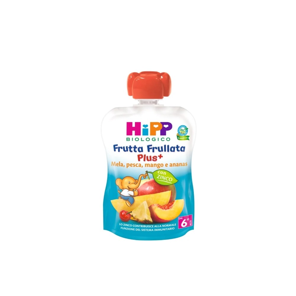 HiPP Bio Frutta Frullata + Mela Pesca Mango e Ananas