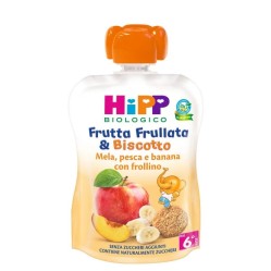 Hipp Frutta Frullata&Biscotto Mela Pesca Banana Frollino 90 g