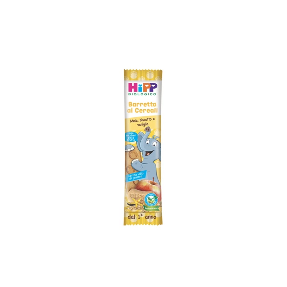 Hipp Bio Barretta Cereali Mela Biscotto Vaniglia 20G