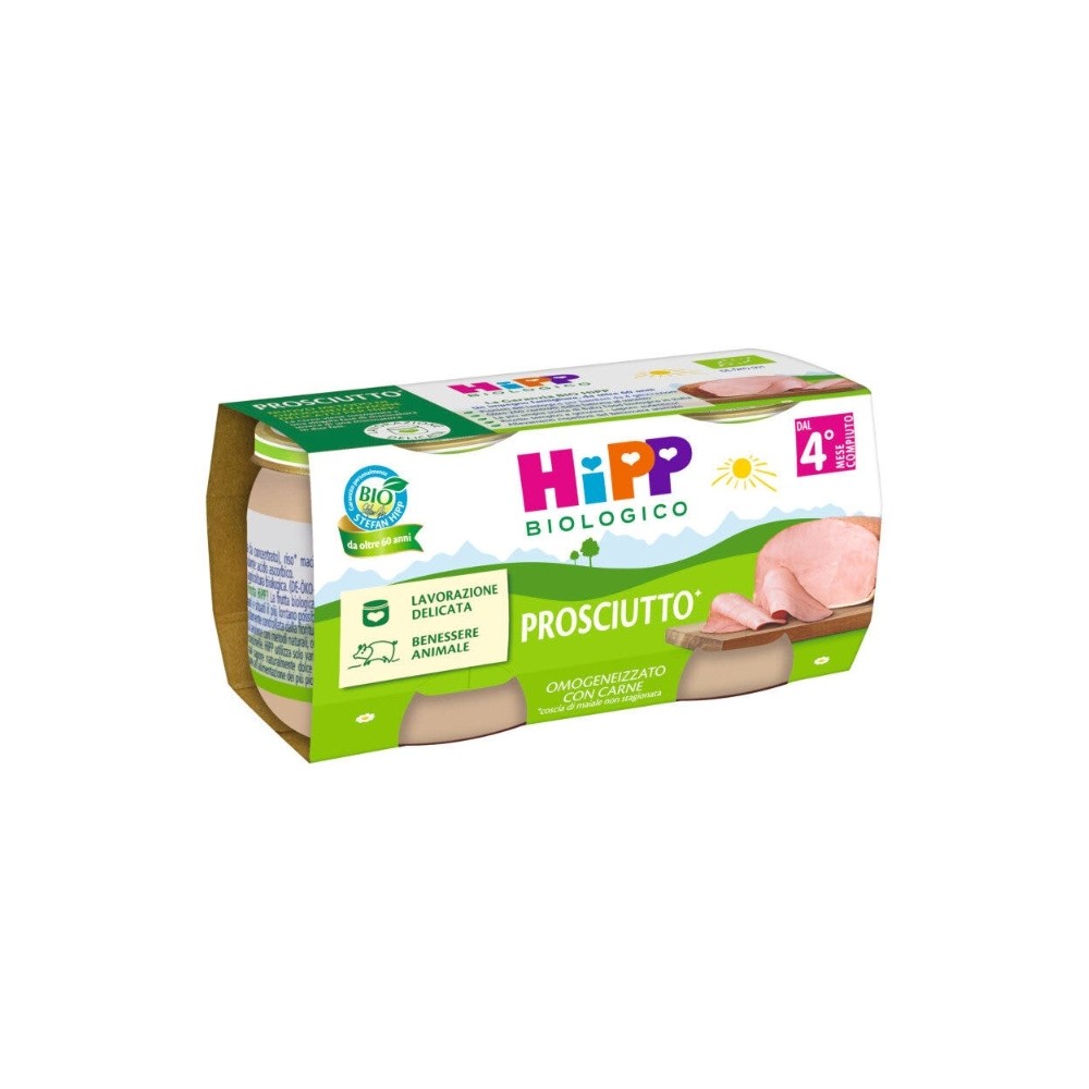 Hipp Bio Omogeneizzato Prosciutto 2x80g
