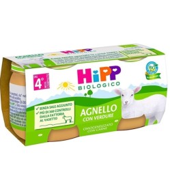 HiPP Bio Omogeneizzato Agnello con Verdure 2x80g