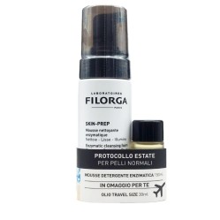 Filorga Skin-Prep Protocollo Estate – Mousse Detergente 150 ml + Olio Struccante Travel Size 30 ml