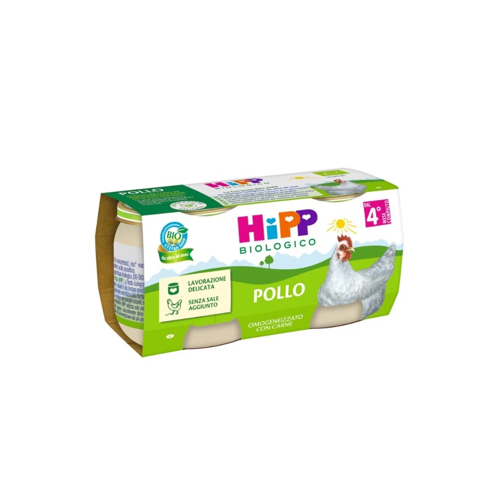 HiPP Bio Omogeneizzato Pollo 2 x 80 g