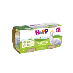 HiPP Biologico Omogeneizzato Coniglio con Patate 2x80 g