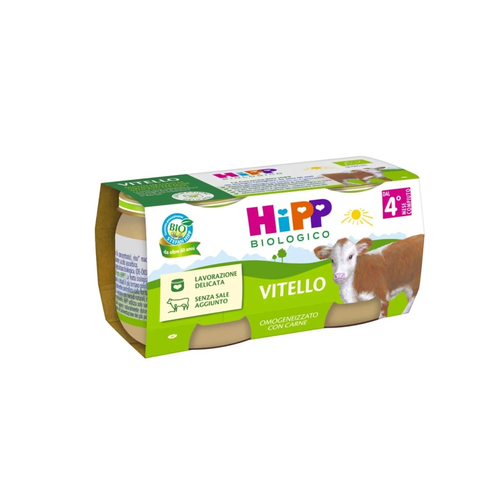 Hipp Bio Omogeneizzato Vitello 80g 2pz
