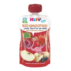 HiPP Smoothie Frutta da Bere Mela, Frutti Rossi e Banana 120ml