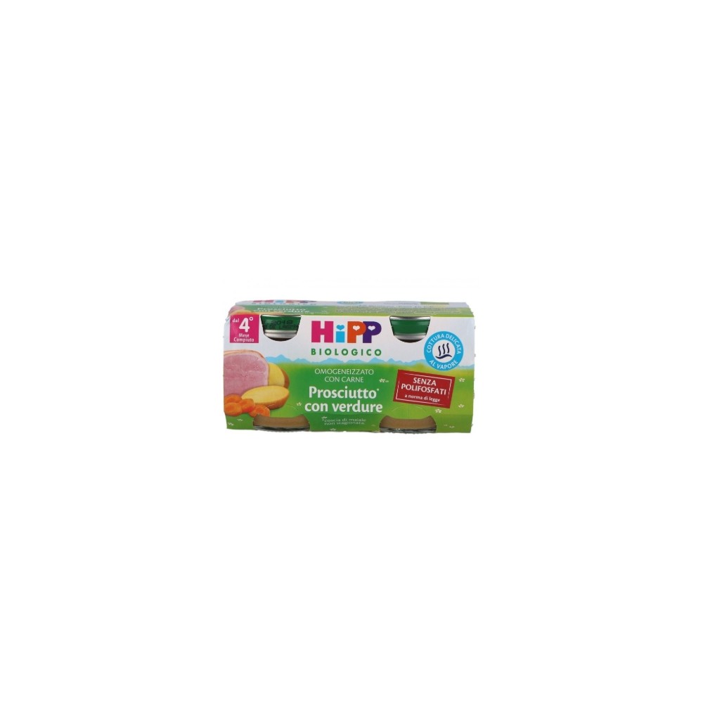HiPP Bio Omogeneizzato Prosciutto e Verdure 2 x 80 g