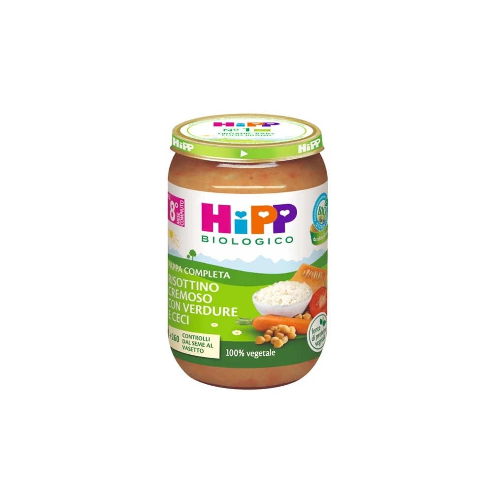 HiPP Risottino Cremoso con Verdure e Ceci 220 g