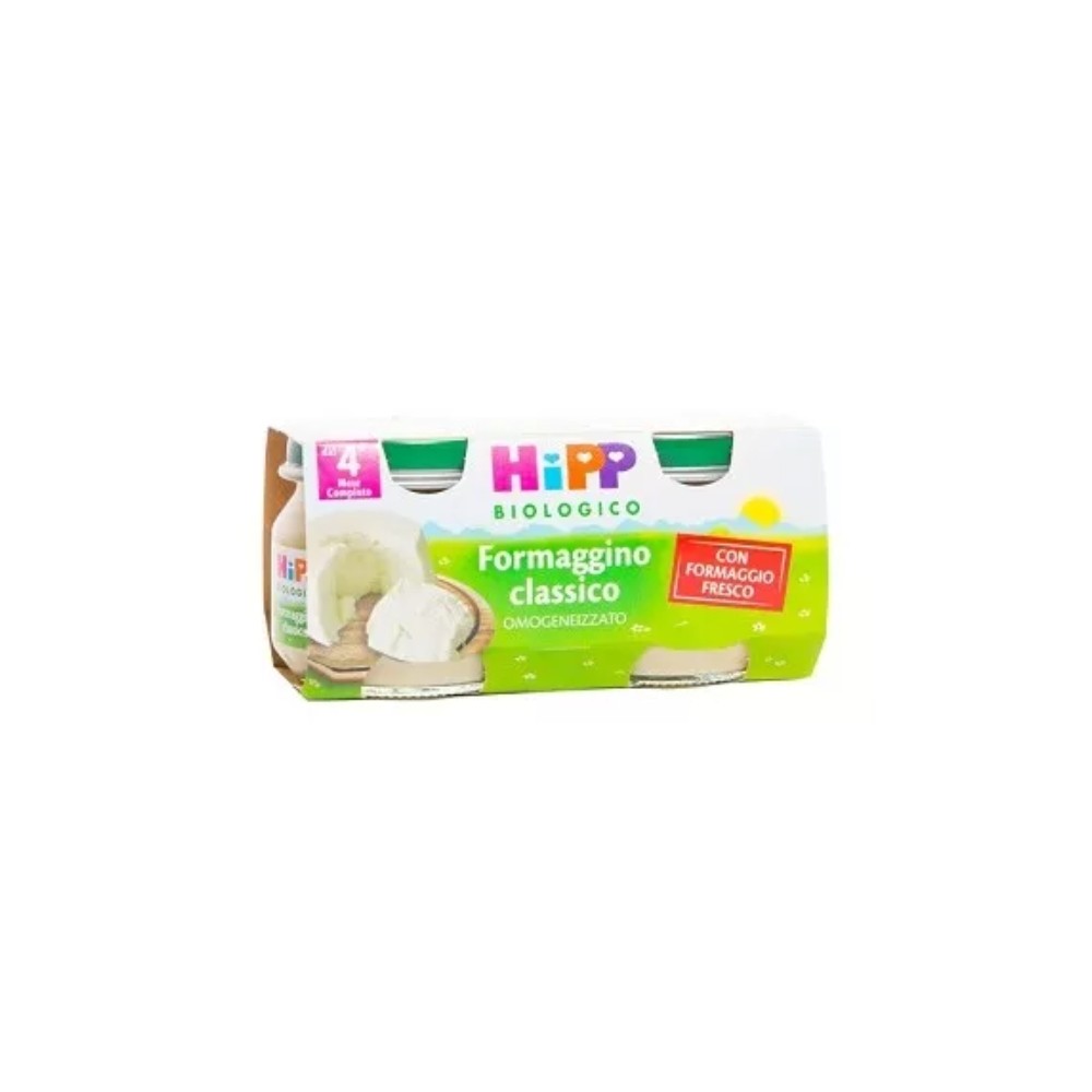 HiPP Biologico Formaggino Classico 2 Pezzi 80 g