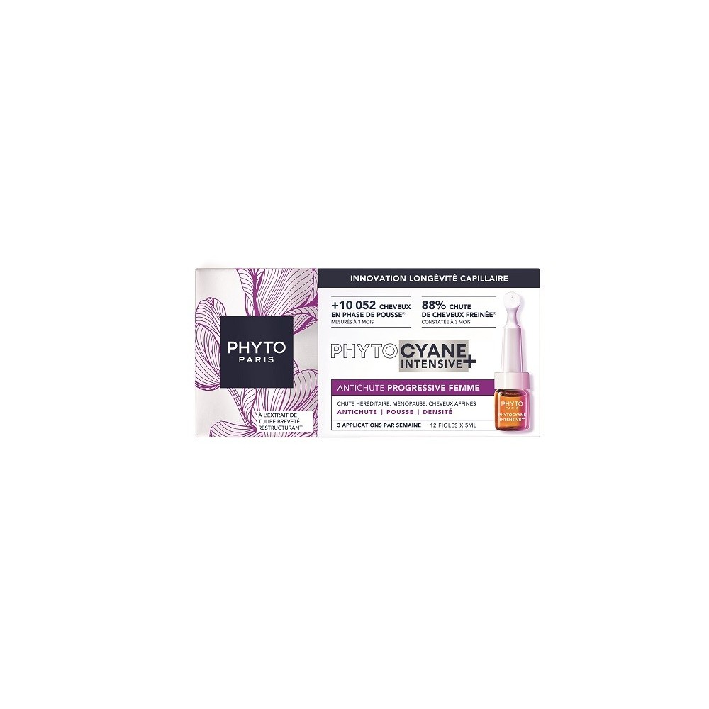 Phytocyane Intensive+ Siero Anticaduta Progressiva Donna 12 Fiale