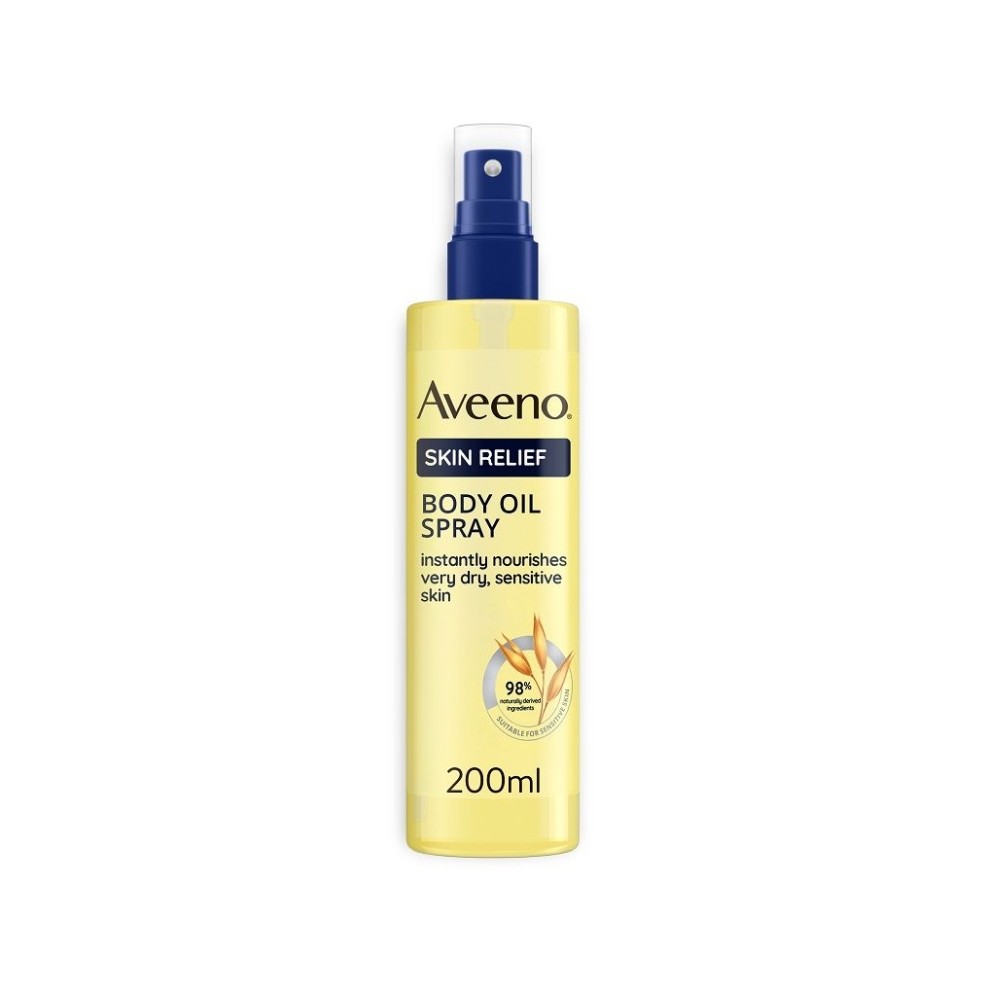Aveeno Skin Relief Olio Corpo Pelle Secca con Ingredienti Naturali 200 ml