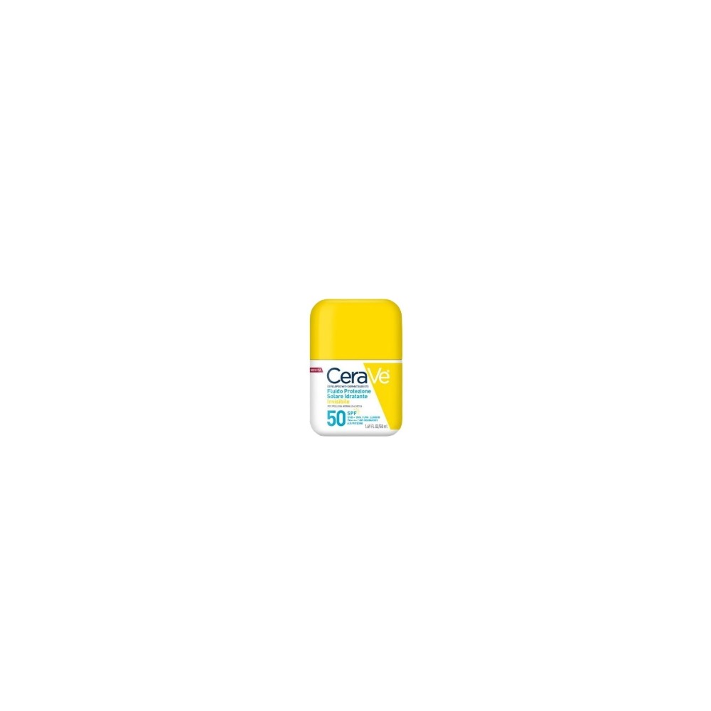 CeraVe Fluido Protezione Solare Idratante Invisibile SPF50 50 ml – Protezione Solare Viso